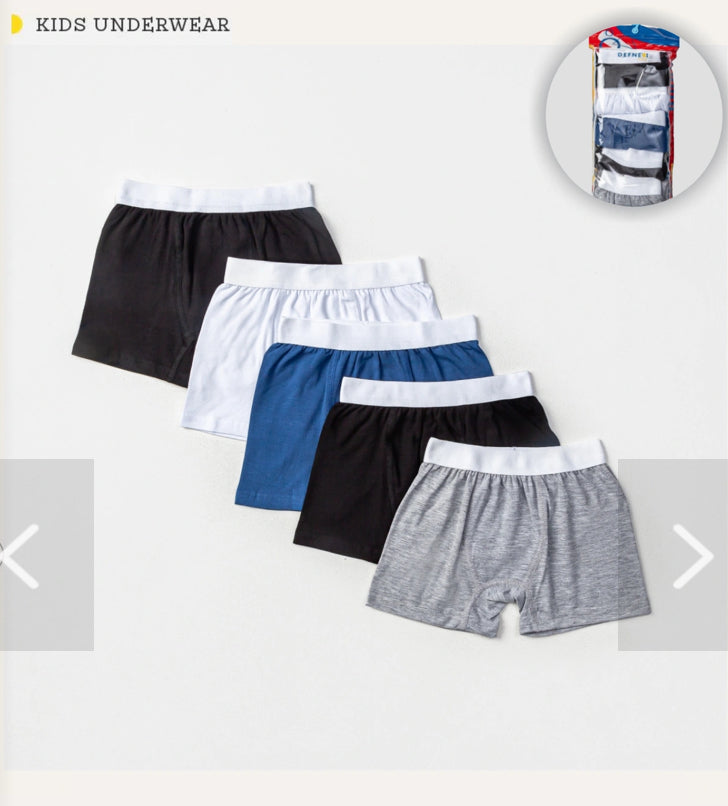 Boys boxers set v. 5