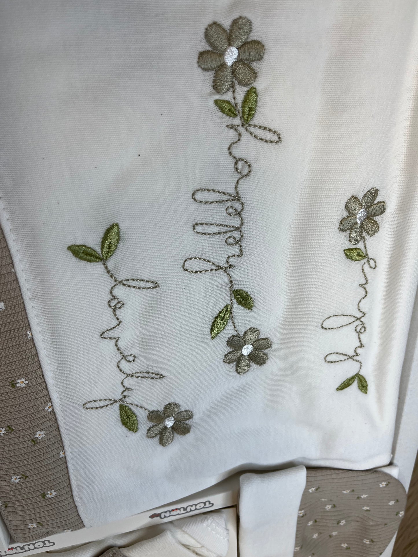 Geboorteset embroidery