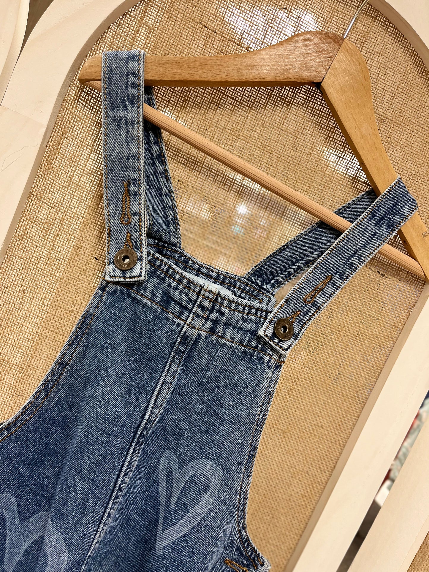 Jeans salopet Heart